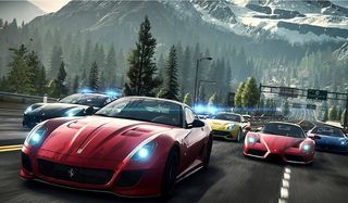 Cars race in Need for Speed