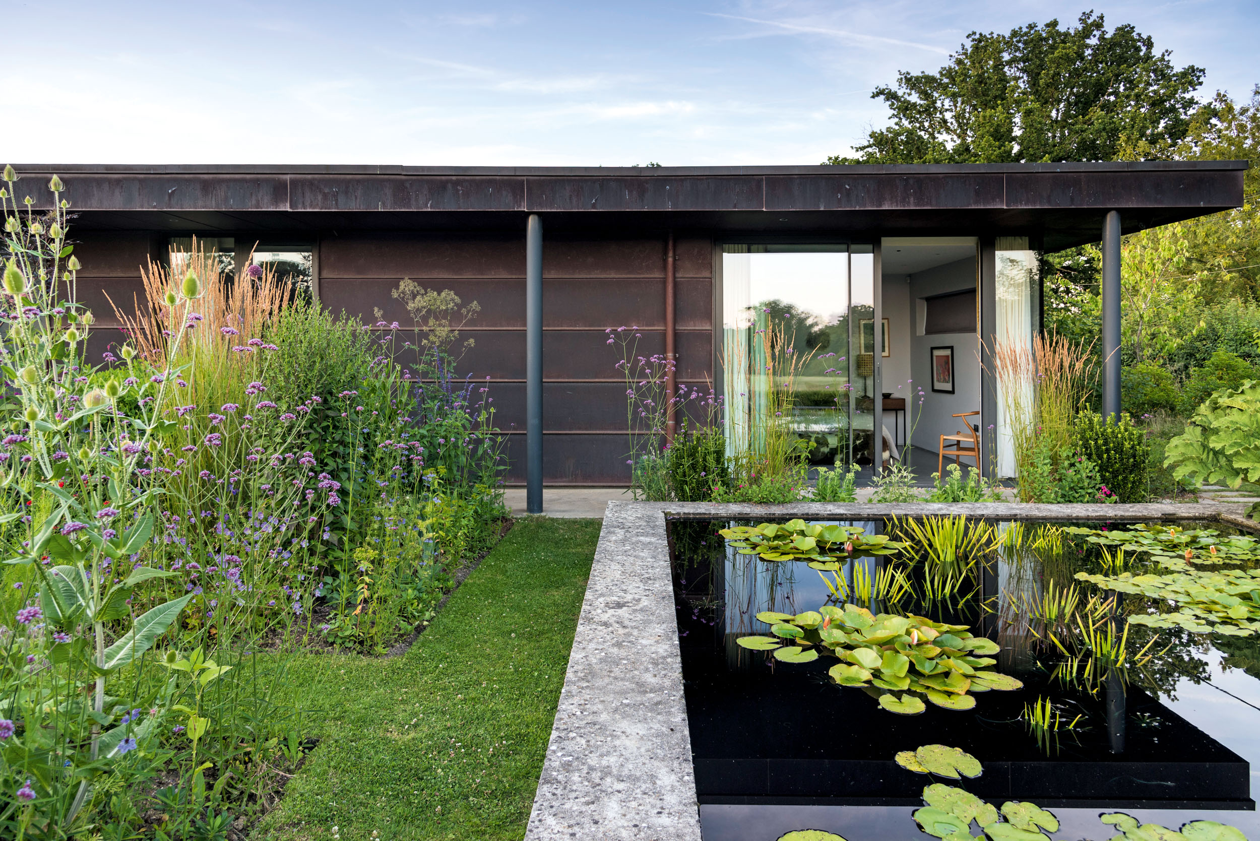 The garden at The Copper House in Cranbrook 
