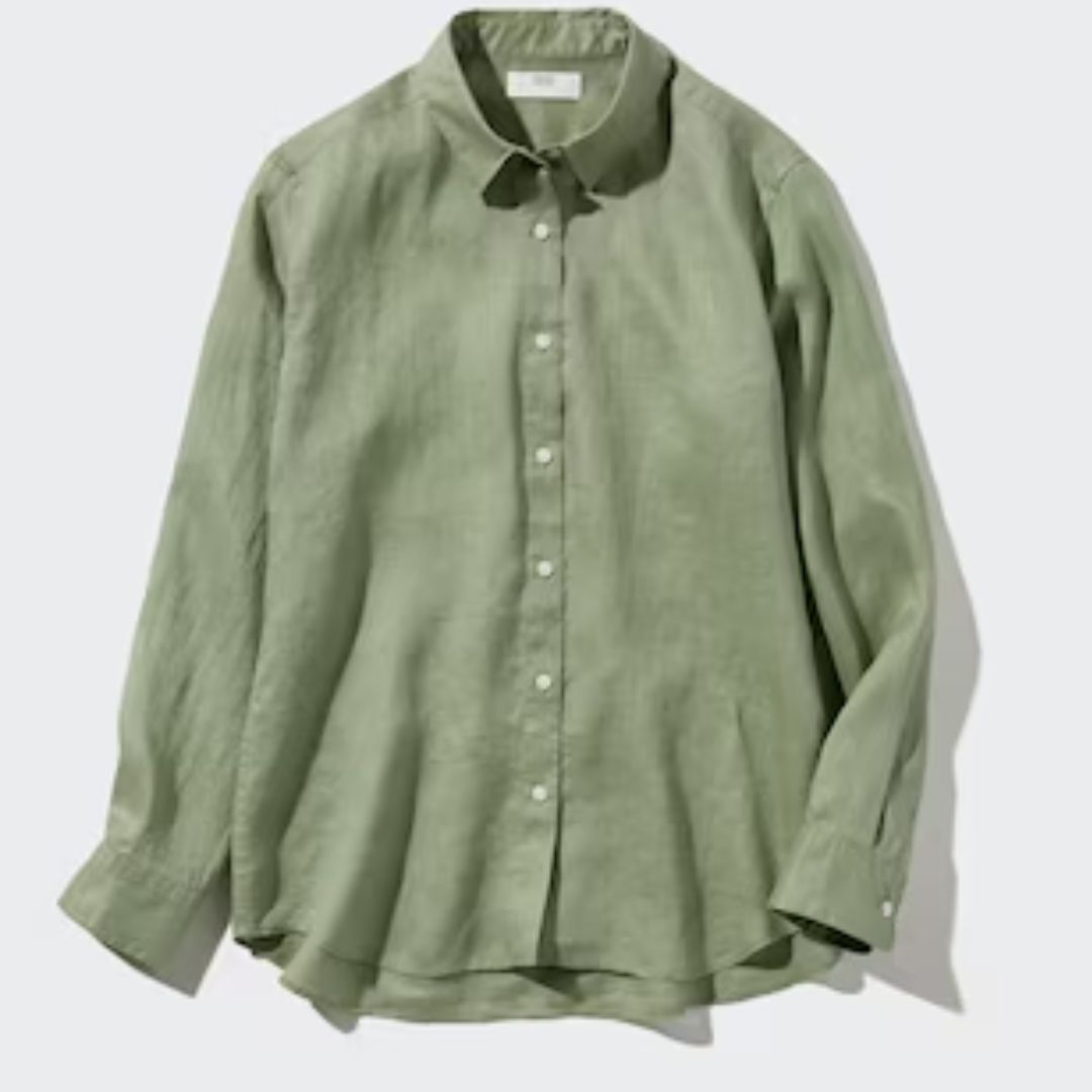 Uniqlo 100% Premium Linen Shirt