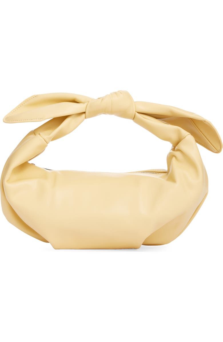 Sameena Bow Knot Faux Leather Shoulder Bag