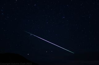 2013 Eta Aquarid Meteor Over San Diego County