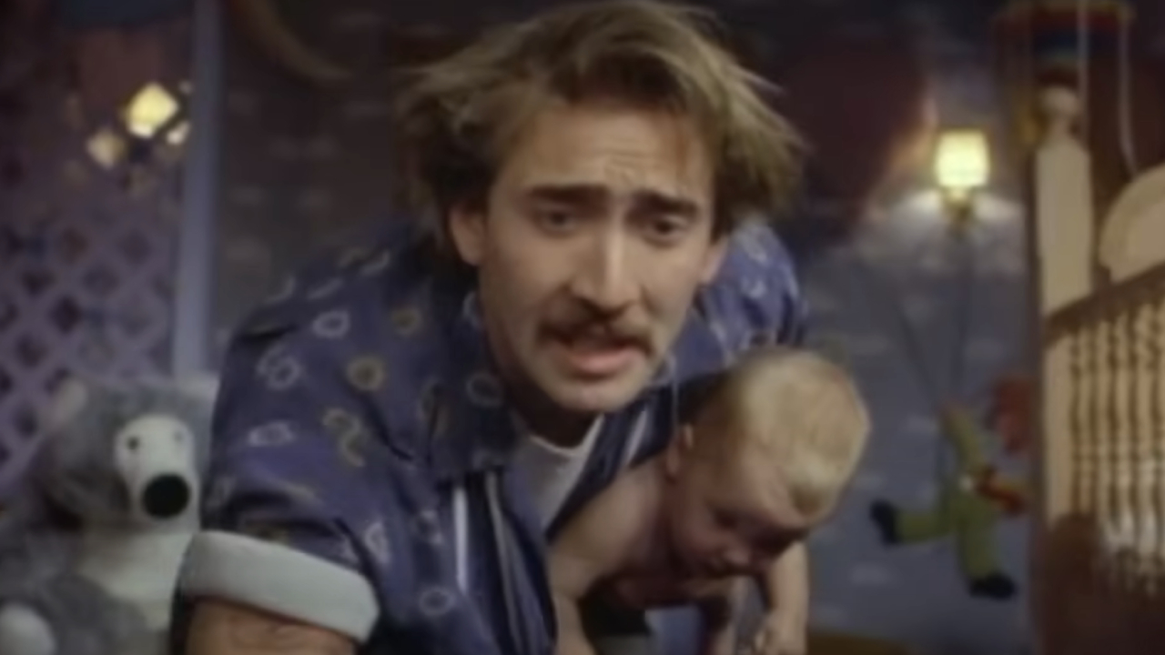 Nicolas Cage in Raising Arizona