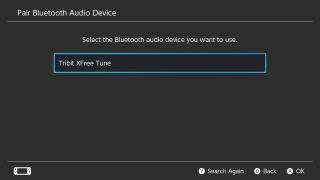 Nintendo Switch Bluetooth Pair Headphones Select Headphones