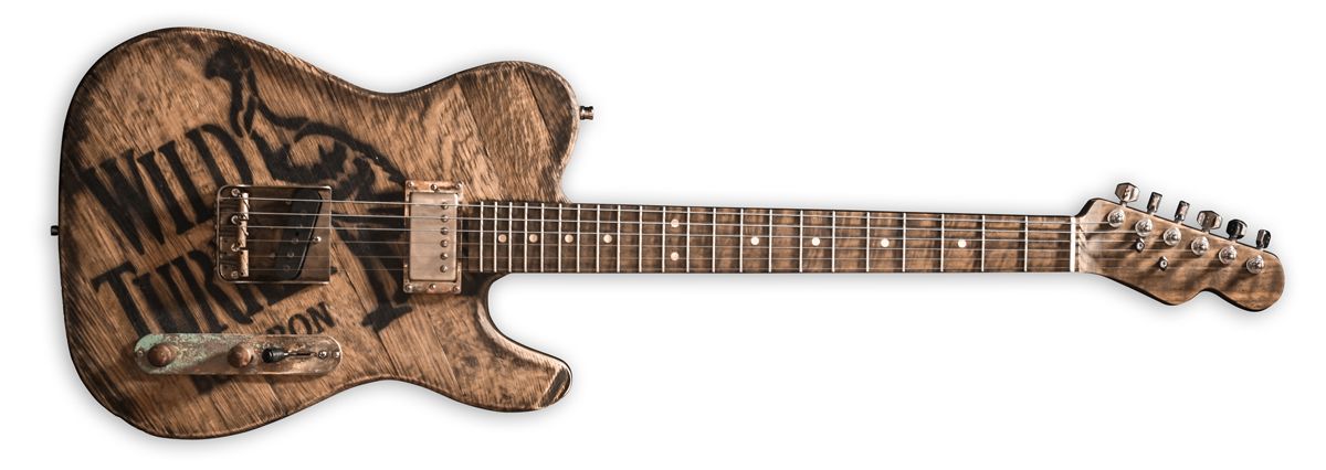 Whiskey Barrel Top Custom T-Style Wild Turkey