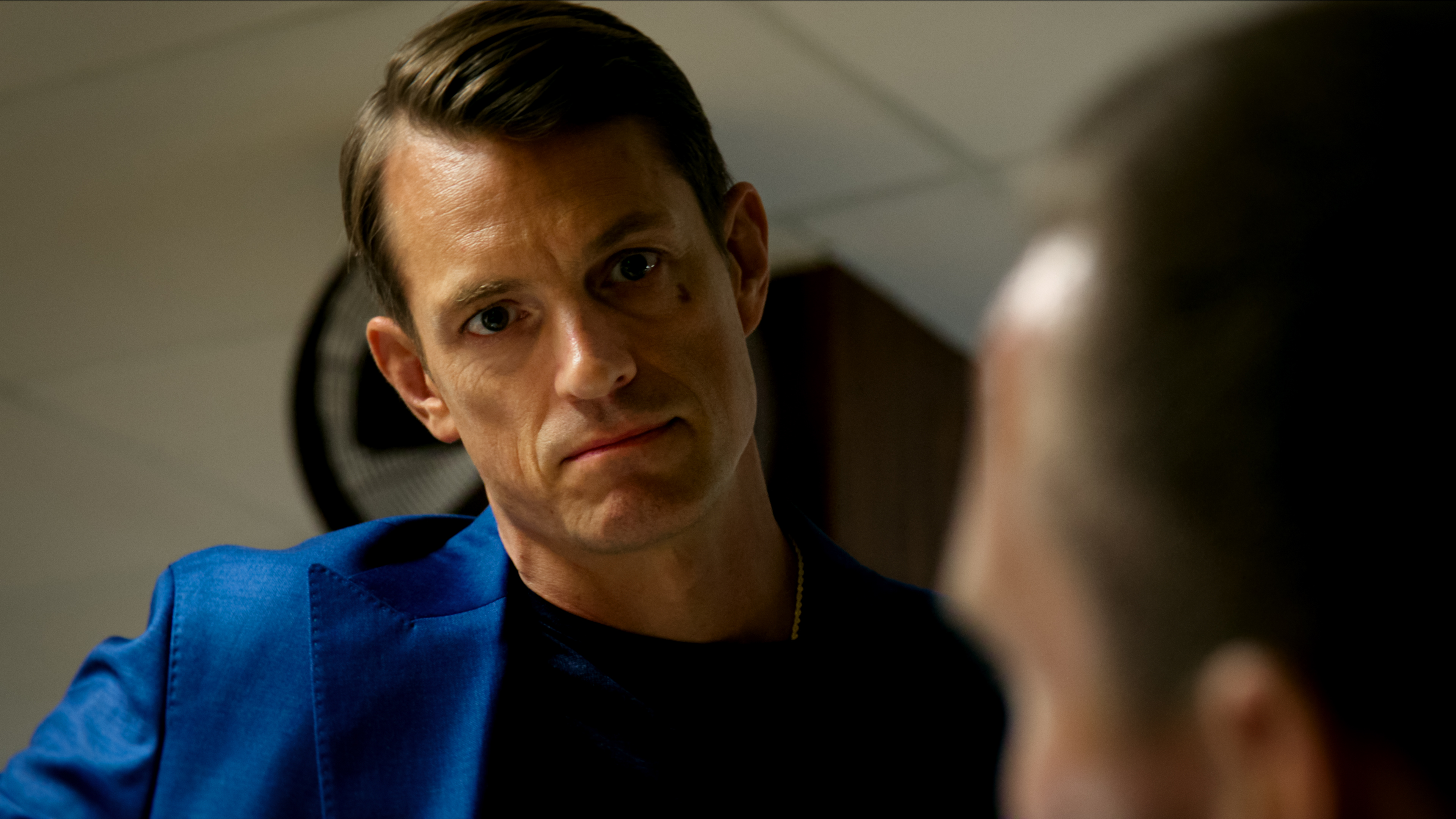 Tom Waaler (Joel Kinnaman) in a scene from Netflix's &amp;quot;Detective Hole&amp;quot;