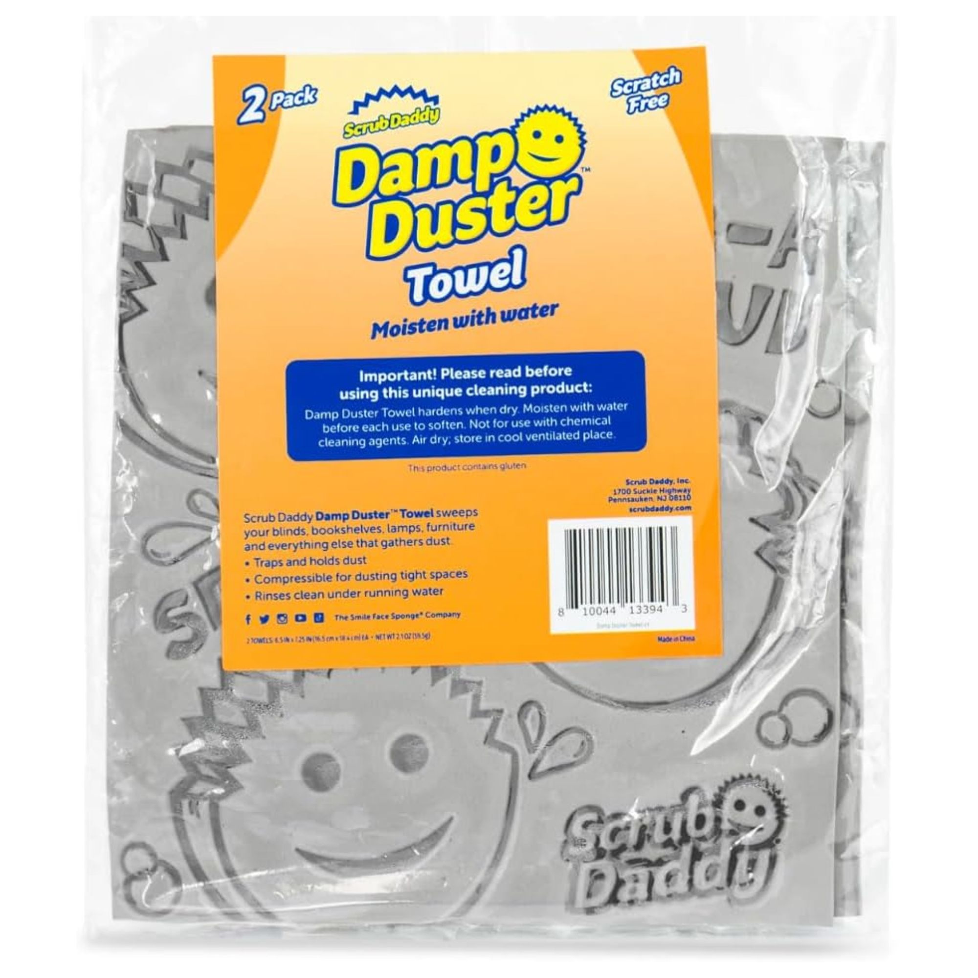 Scrub daddy damp duster towel