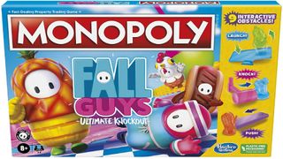 Fall Guys monopoly set board game Amazon box