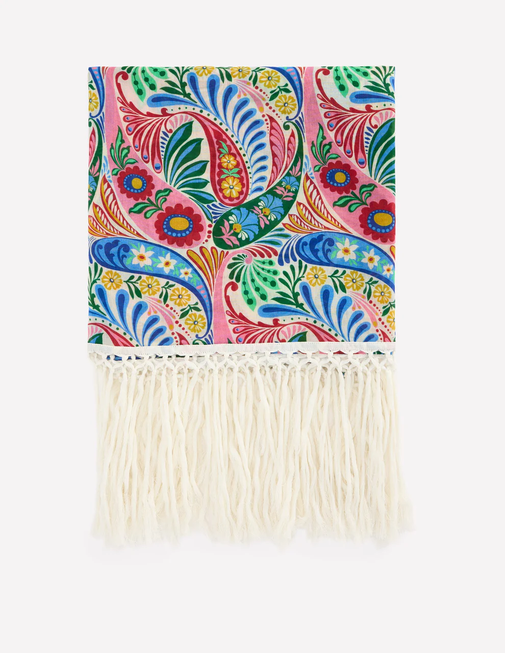 Tassel Sarong-Multi, Enchanted Paisley