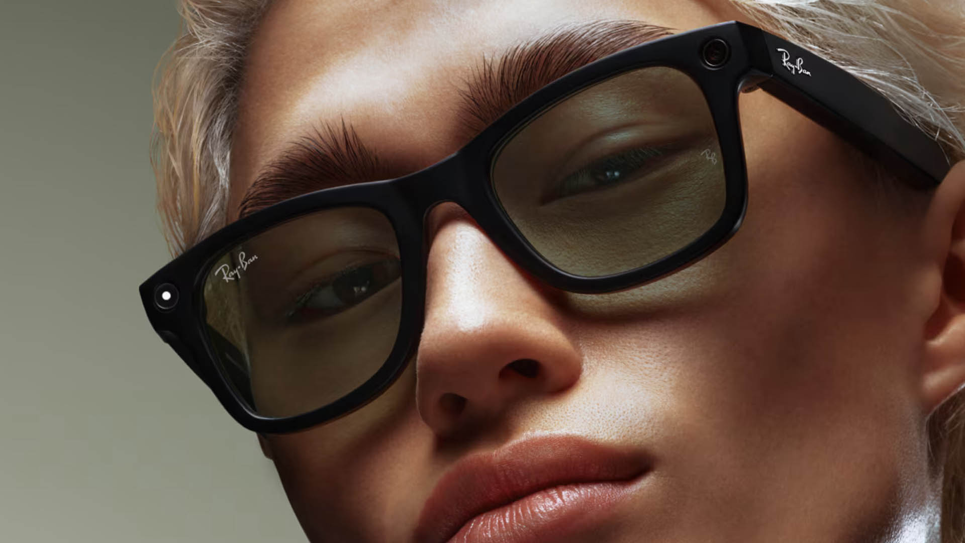 Ray-Ban Meta Wayfarer glasses.