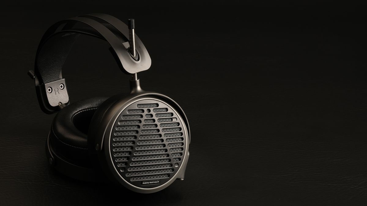 A selection of three different Audeze headphones.