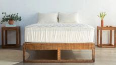 Avocado Organic Waterproof Mattress Protector on bed: best waterproof mattress protectors in the Realhomes.com buying guide