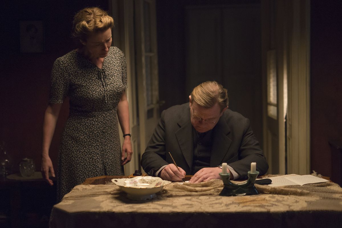 Emma Thompson and Brendan Gleeson are a grieving couple