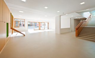 open area space on the lower ground floor