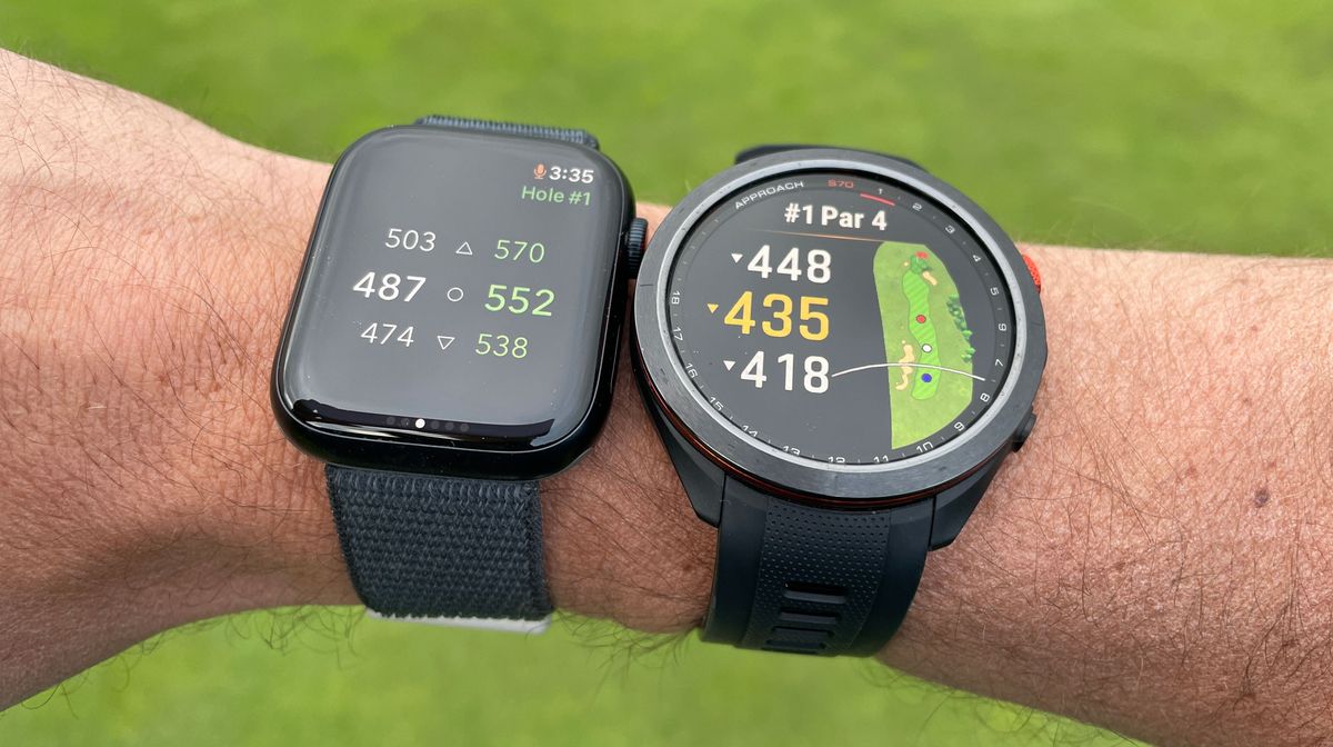 Garmin vs Apple Watch Read our head to head on Golf Monthly