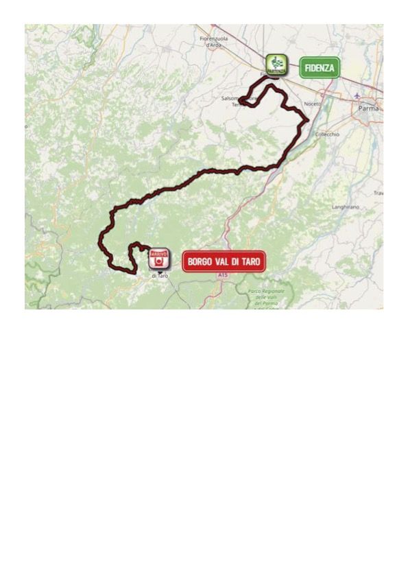 Giro d'Italia Donne 2023 Map