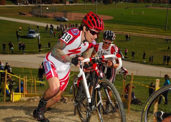 Mark Lalonde With McNeeley (U23) chasing.