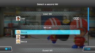 Mario Kart 8 Deluxe Select Mii Character