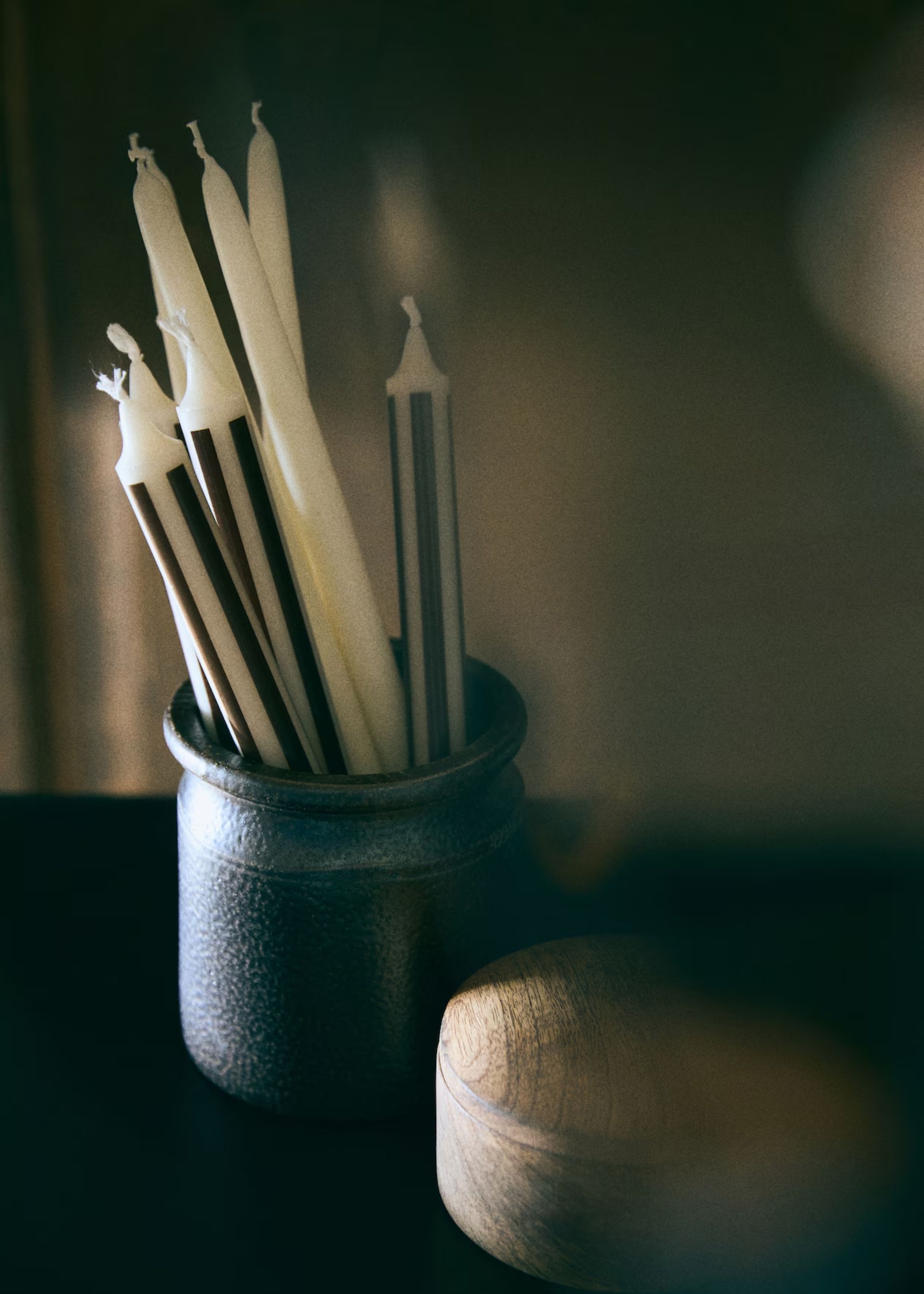 H&M, 2-Pack Patterned Candles