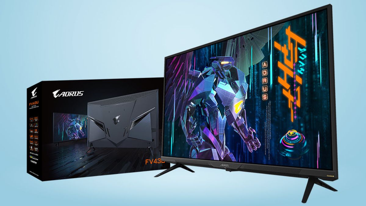  Gigabyte AORUS FV43U 43 144Hz 2160p HBR3, compatible con  NVIDIA G-SYNC, pantalla ANC incorporada, 3840x2160, tiempo de respuesta de  1 ms, HDR, 96% DCI-P3, 1 DisplayPort 1.4, 2 HDMI 2.1, 2 USB 3.0, 1 :  Electrónica