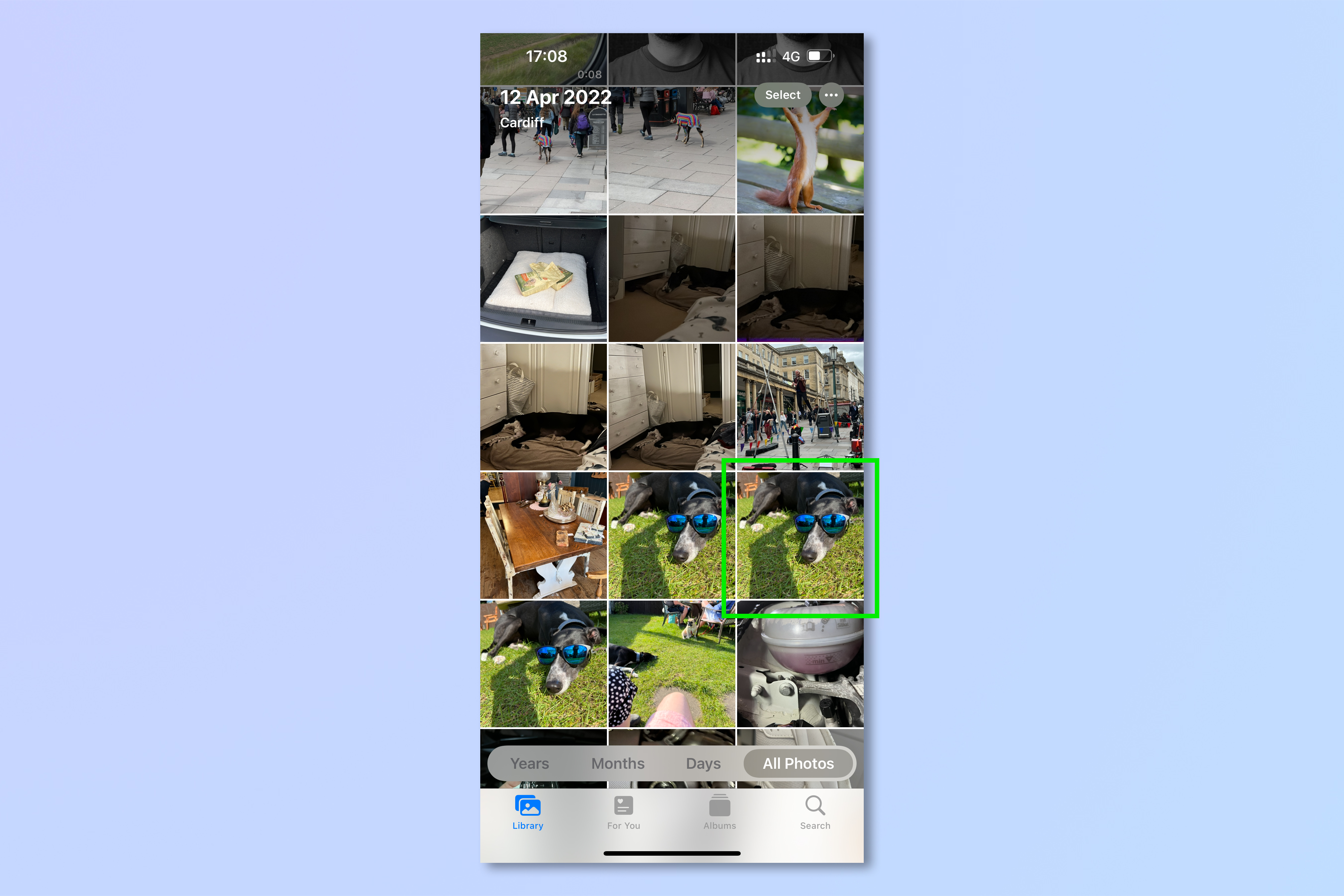 A screenshot showing how to edit photos on iPhone