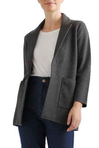 100% Organic Cotton Knit Blazer