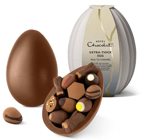 Hotel Chocolat Milk Caramel Extra Thick Easter egg