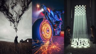 A photo created with in-camera visual effects from Jordi Koaltic
