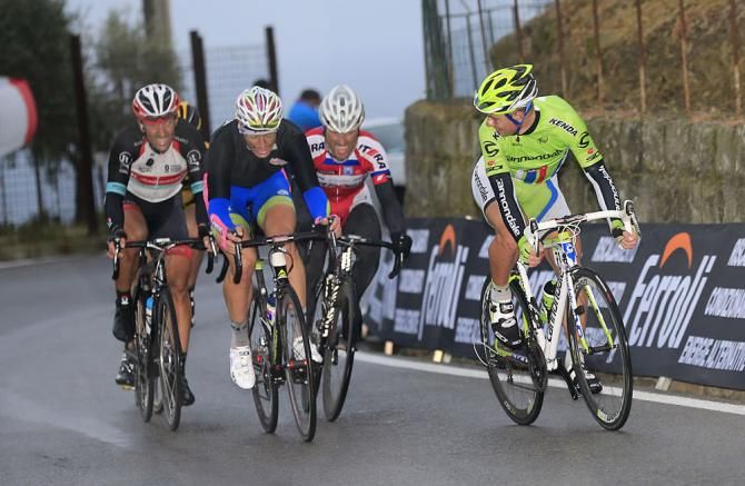Peter Sagan (Cannondale) and Filippo Pozzato (Lampre - Merida)