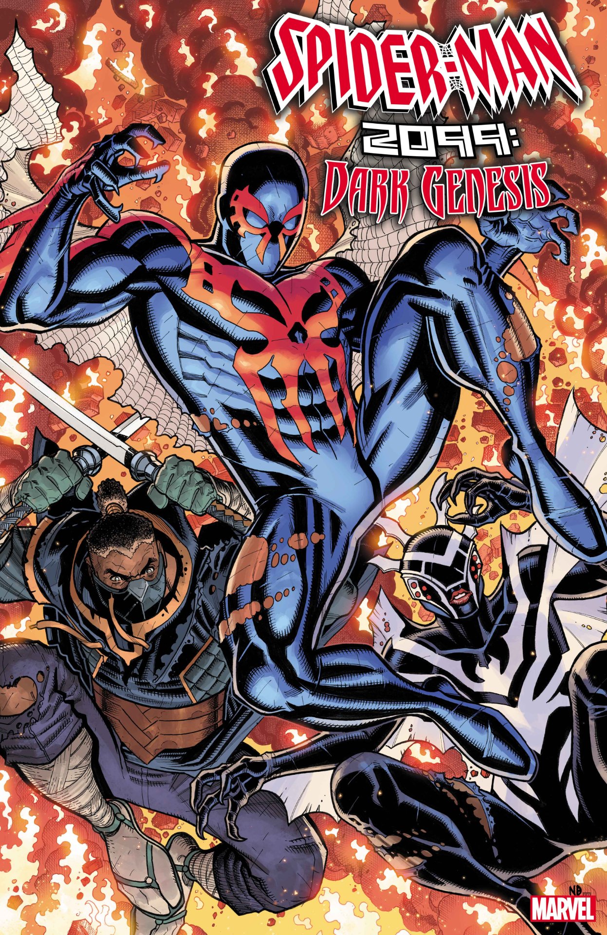 Portada de Spider-Man 2099: Dark Genesis #2