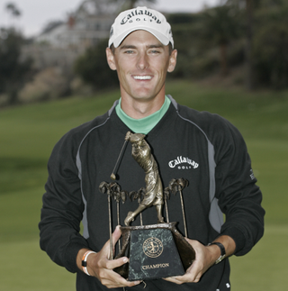 Charles Howell with the 2007 Nissan Open trophy