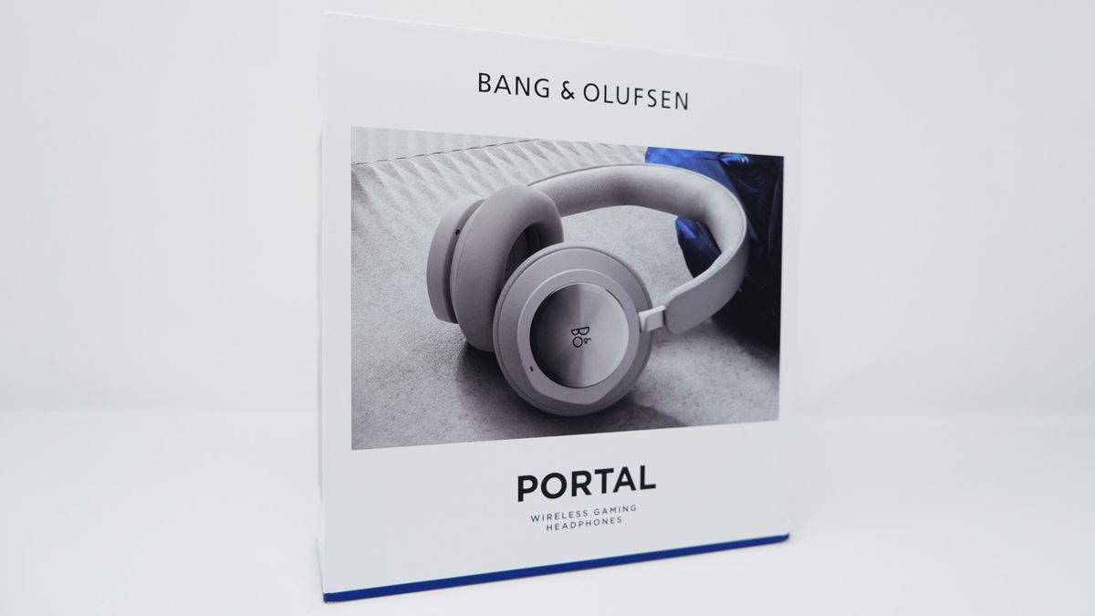 Bang &amp; Olufsen Beoplay Portal headphones pictured on a white background