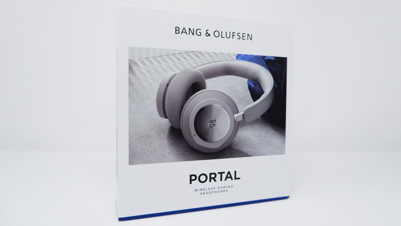 Bang &amp; Olufsen Beoplay Portal headphones pictured on a white background