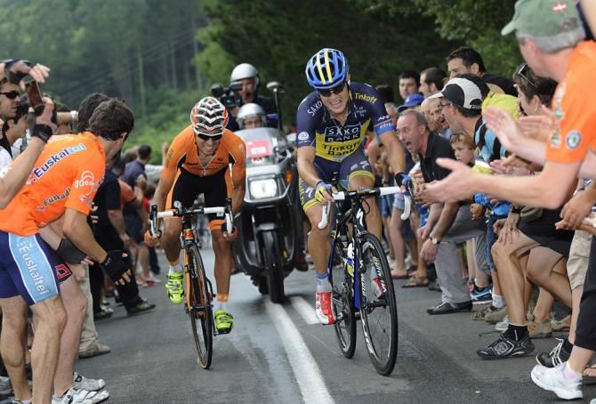 Nicolas Roche (Saxo-Tinkoff) on the attack