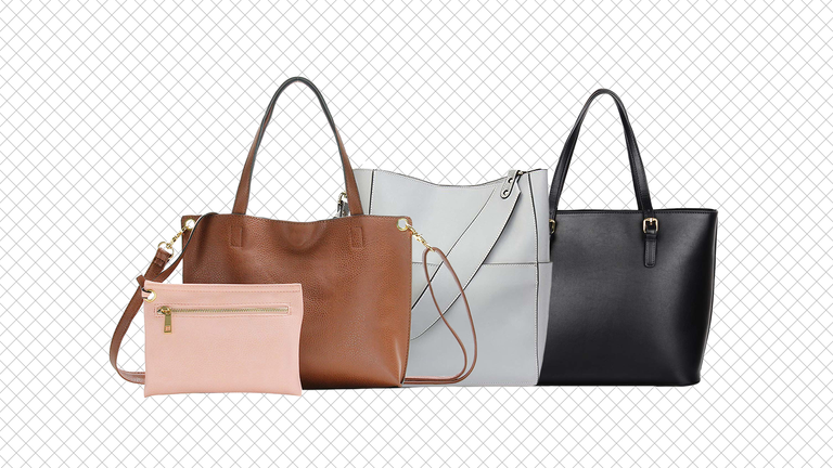 Handbag, Bag, White, Leather, Brown, Fashion accessory, Product, Shoulder bag, Tote bag, Font, 