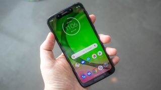 The Moto G7 Play is a petite device. Image credit: TechRadar