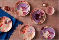 Botanical Watercolor 16 Piece Dinnerware SetNow $60 at Walmart