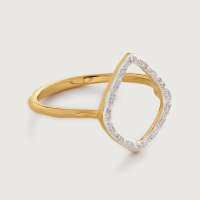 Monica Vinader Riva Diamond Hoop Ring:was £178now £115.70 (35% off)