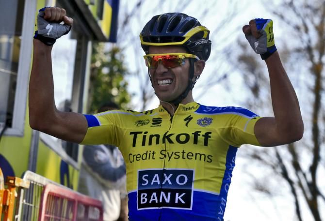 Alberto Contador (Tinkoff - Saxo) wins stage 5
