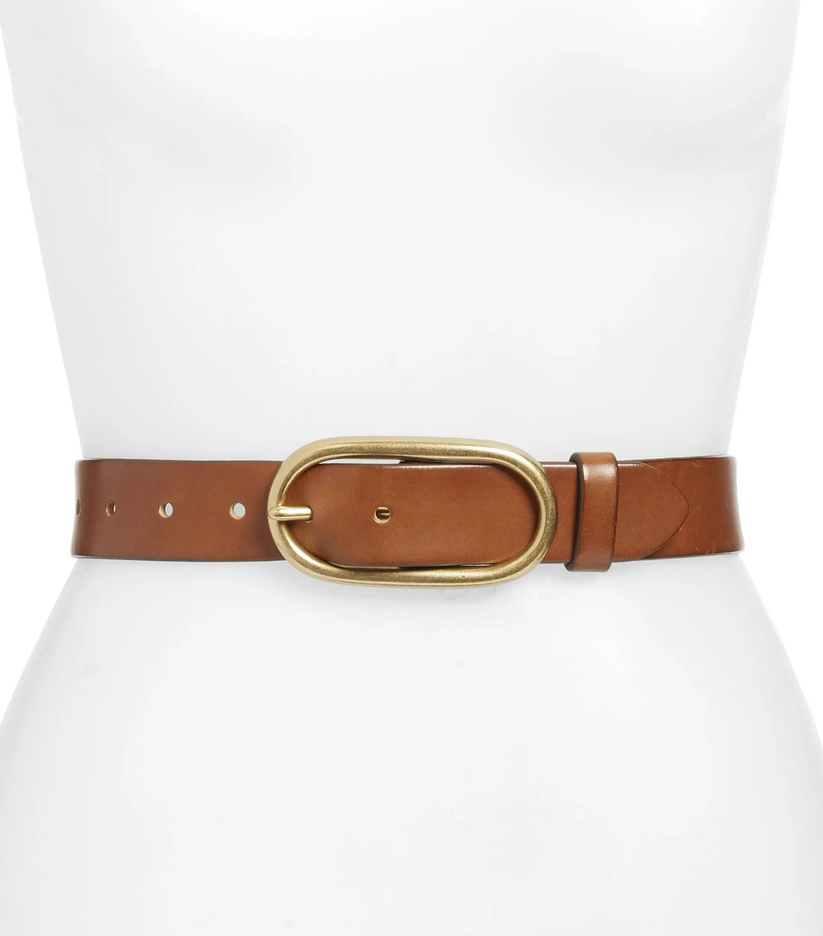 Treasure &amp;amp; Bond, Oval Buckle Leather Belt