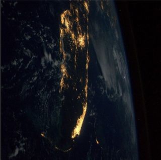 Florida by Night As Seen from the ISS