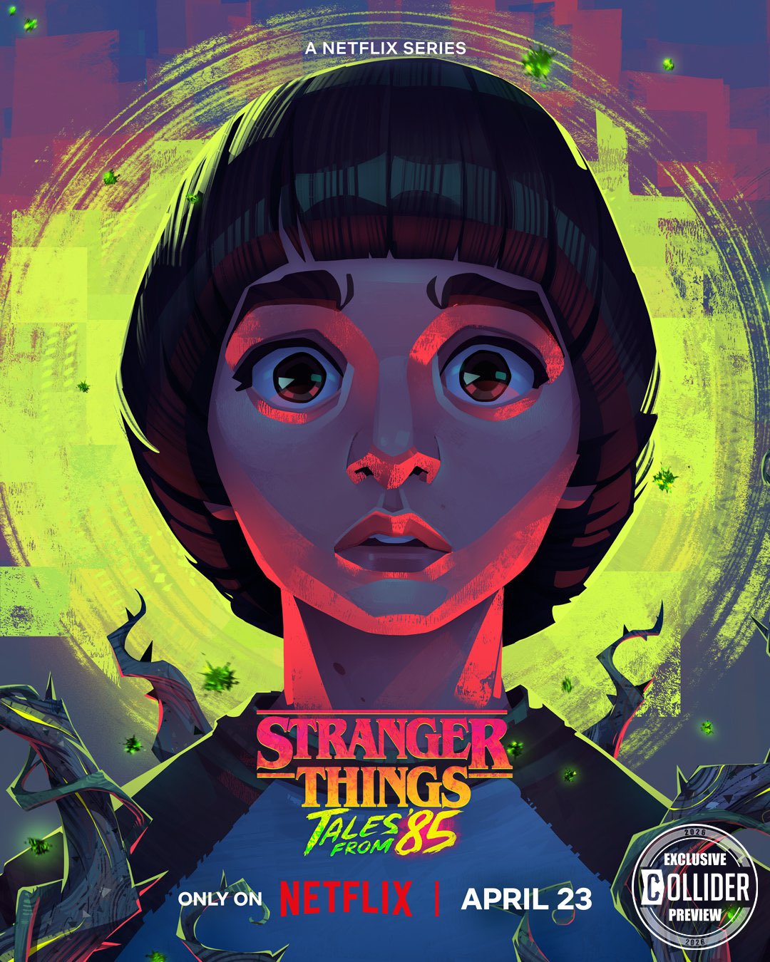 New character designs for Netflix's Stranger Things: Tales from '85