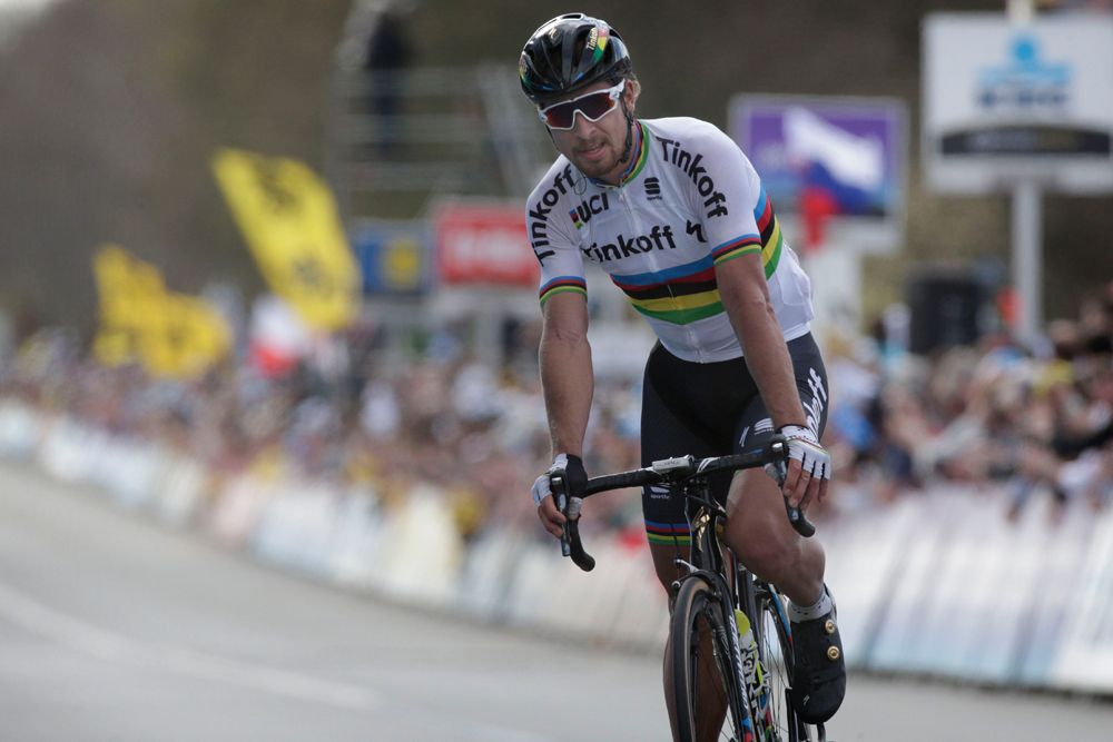 Peter Sagan (Tinkoff) wins the Tour of Flanders