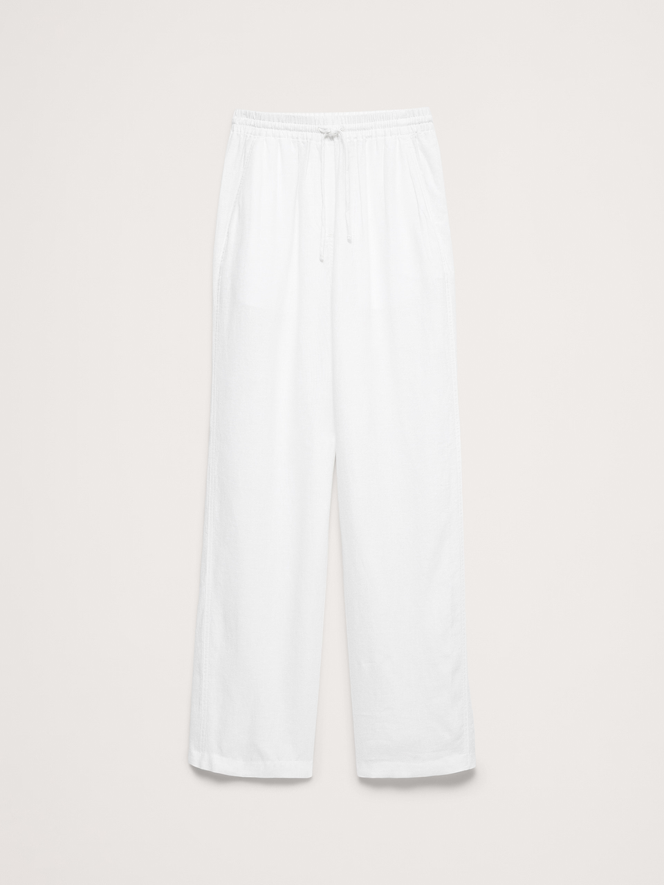 Banana Republic, The Getaway Straight-Leg Pull-On Pant in Linen