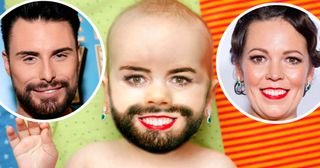 Rylan Clark-Neal & Olivia Colman - baby face