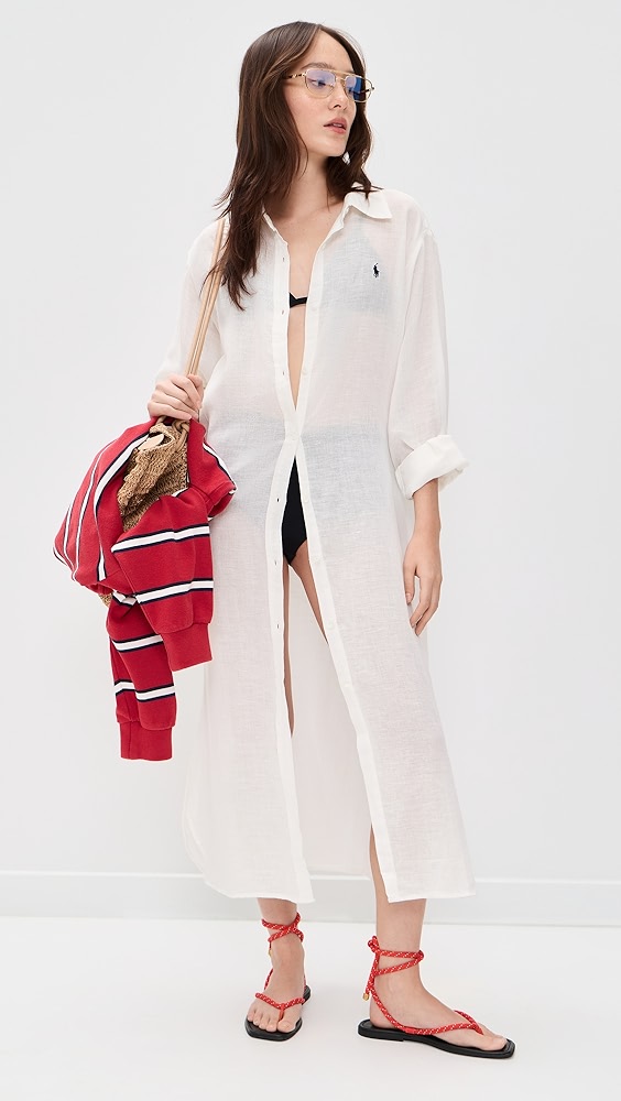 Polo Ralph Lauren Maxi Boyfriend Shirt