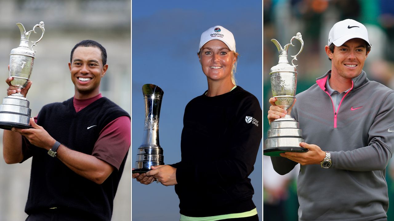 Tiger Woods, Anna Nordqvist and Rory McIlroy