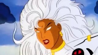 Storm summoning her powers on X-Men: The Animated Series