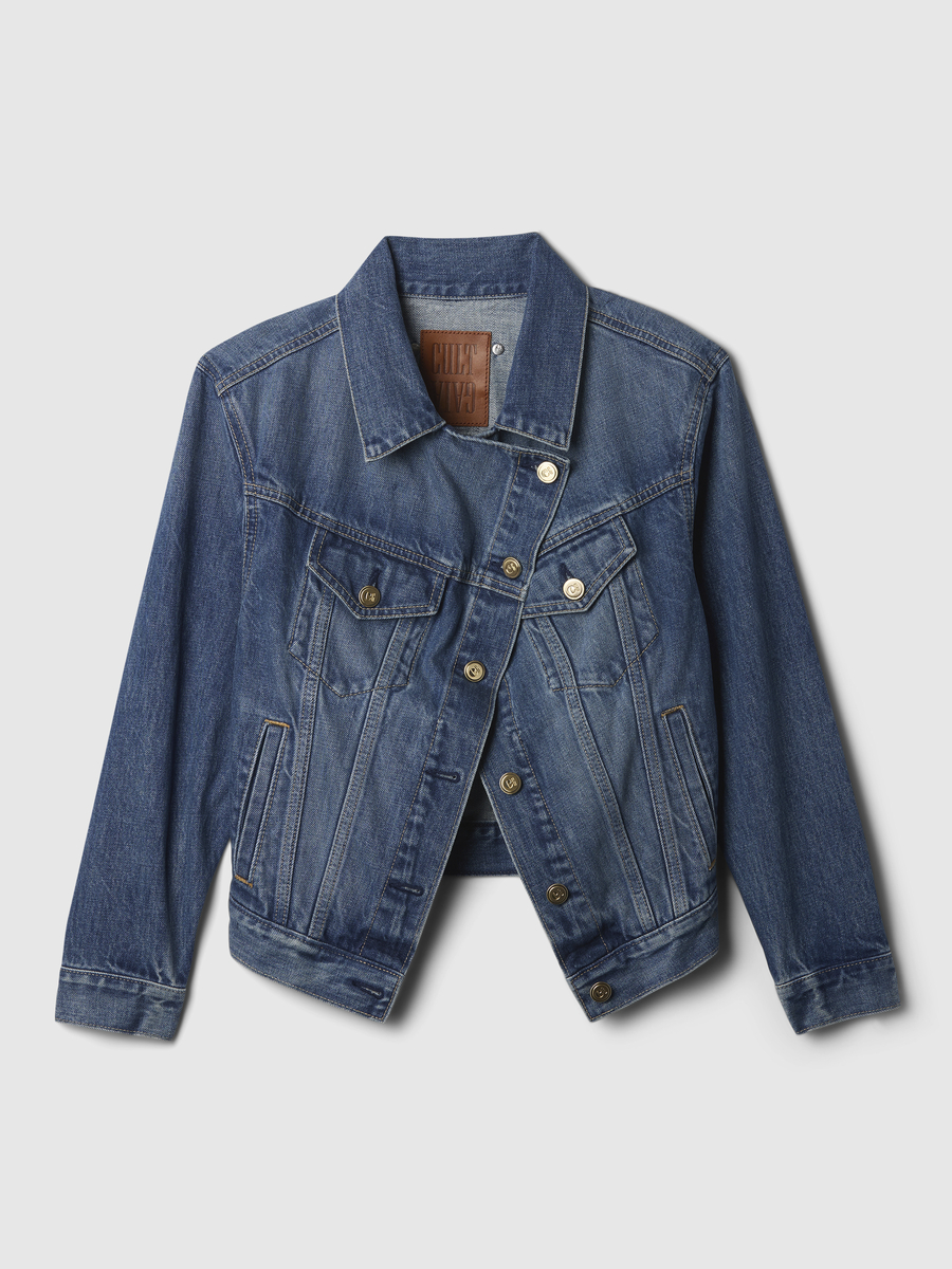 Gap x Cult Gaia, asymmetrical denim jacket