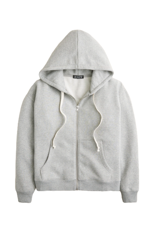 J.Crew New Heritage Fleece Zip-up Hoodie (Was $98)