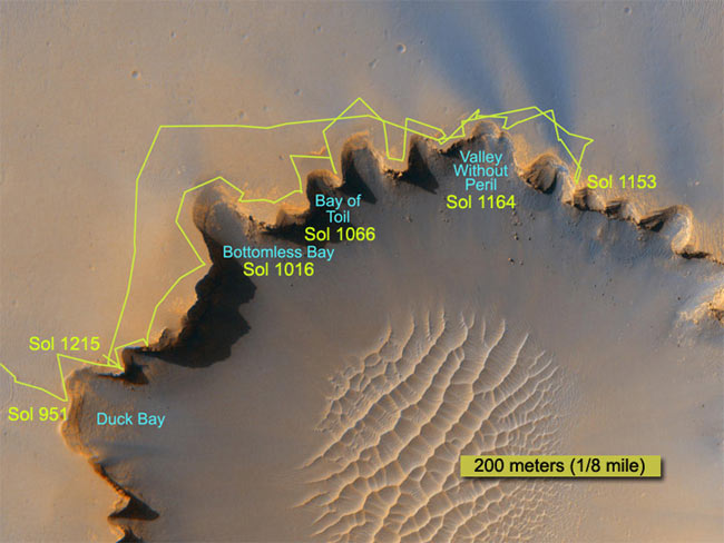 Risky Crater Descent Planned for Mars Rover